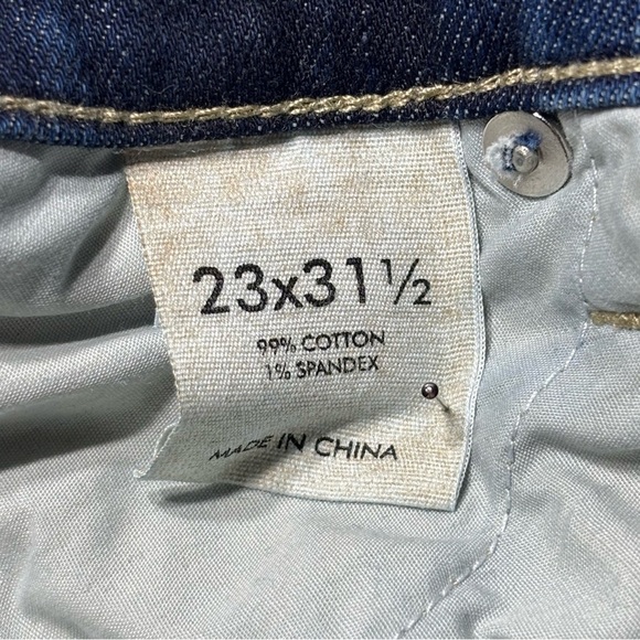 BKE Denim Jeans Womens 23 Skinny Distressed Holes Low Rise Big Stitch Concert - Picture 4 of 6